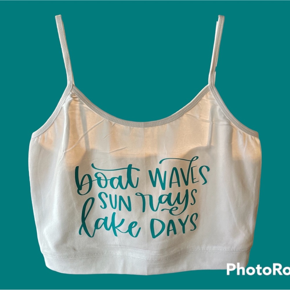 Fitted crop top